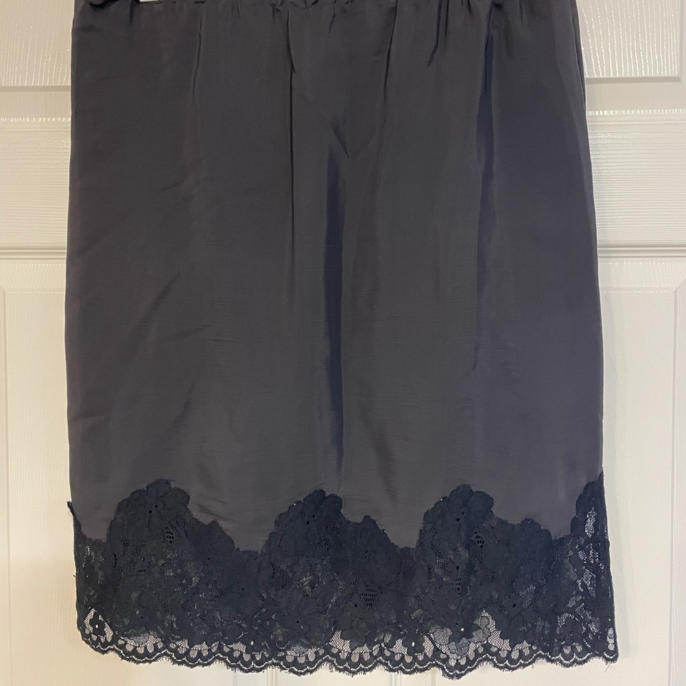 Gold Hawk Silk Skirt